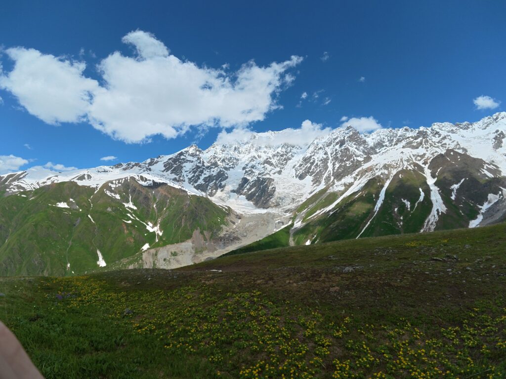 Shkhara, 5,203 m—the highest mountain in Georgia
