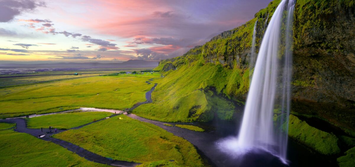 Mountain landscape in Iceland